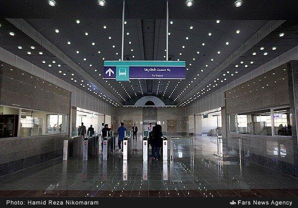 بازگشایی ایستگاه مترو شهید علیخانی بعد از وقایع آبان 98