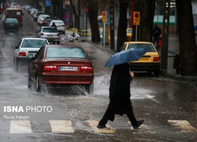 هشدار سازمان هواشناسی نسبت به رگبار باران در برخی استان ها