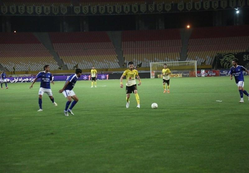 لیگ برتر فوتبال، سپاهان با شکست گل گهر فاصله اش با پرسپولیس را حفظ کرد
