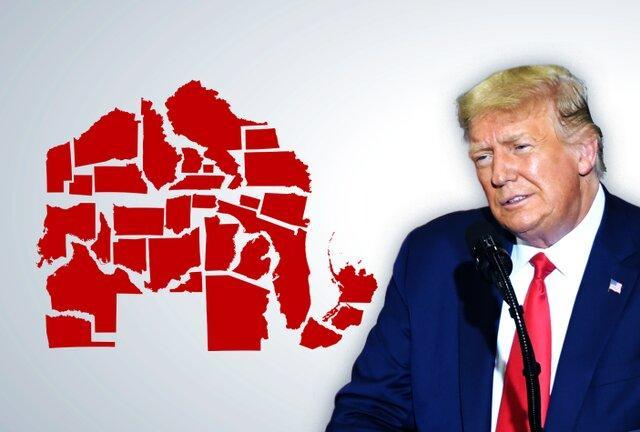 شرایط قرمز ترامپ در ایالتهای جمهوری خواه