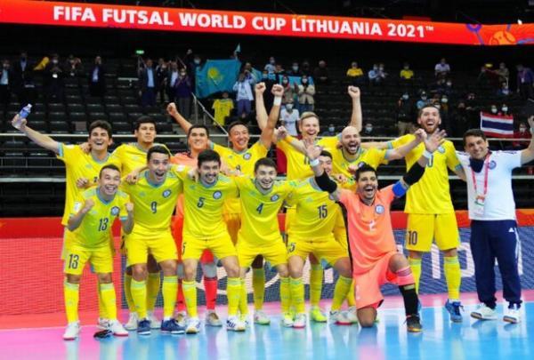 گزارش فیفا از بازی تیم ملی فوتسال ایران با قزاقستان