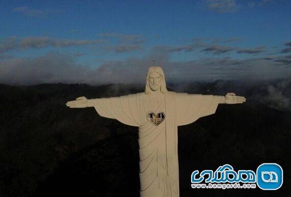 تور ارزان برزیل: رونمایی از مجسمه بزرگ مسیح در برزیل